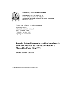 Tamaño de familia deseado: análisis basado en la Encuesta