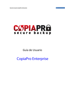 CopiaPro Standard CopiaPro Enterprise