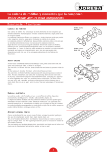 Roller chains and its main components