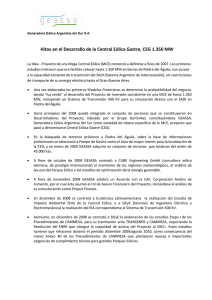Anexo II - GEASSA Generadora Eólica Argentina del Sur SA