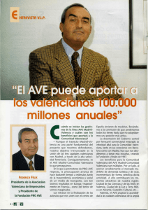 millones anuales - Generalitat Valenciana