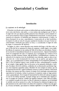 Quetzalcóatl y Coatlicue - Biblioteca Virtual Miguel de Cervantes