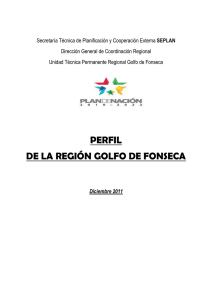Perfil Región Golfo de Fonseca marzo 2014