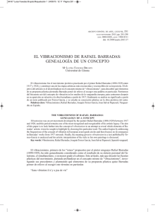 El vibracionismo de Rafael Barradas: genealogía de un concepto