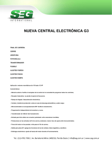Manual Central G-III