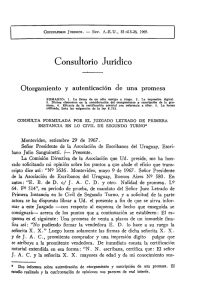 Consultorio Jurídico - Asociación de Escribanos del Uruguay