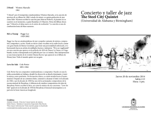 Concierto y taller de jazz