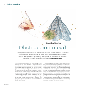 Obstrucción nasal