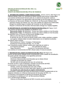 1 ESCUELAS EDUCACIONALES DEL NGC, Inc. IV. PROTOCOLO