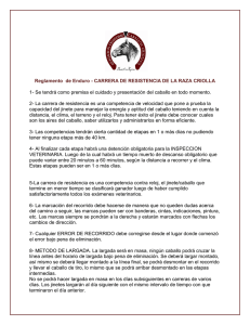 Reglamento Enduro - Asociación Criadores de Caballos Criollos
