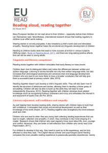 Reading aloud, reading together