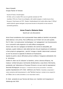 Anna Freud e Melanie Klein