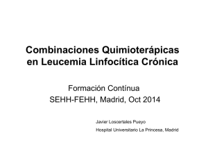 Combinaciones Quimioterápicas en Leucemia Linfocítica