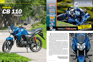 Honda CB 110 / Edición 103