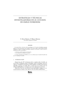 Estrategia y técnicas investigadoras en El Suicidio, de Emile
