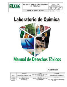 M-QUI-04 Manual de desechos tóxicos