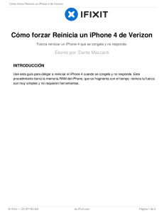 Cómo forzar Reinicia un iPhone 4 de Verizon