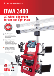 DWA 3400 3D wheel alignment for car and light truck NEW