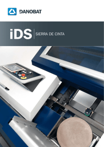 DESCARGAR EN PDF Sierra de cinta iDS