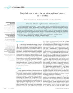 Diagnóstico de la infección por virus papiloma humano en el hombre