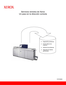 prInteract, Servicios remotos de Xerox