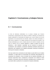 Capítulo 6. Conclusiones y trabajos futuros 6.1 Conclusiones