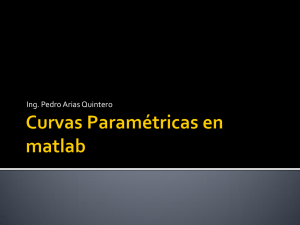 Curvas Paramétricas en matlab