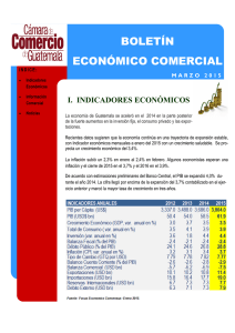 boletín económico comercial - Camara De Comercio De Guatemala