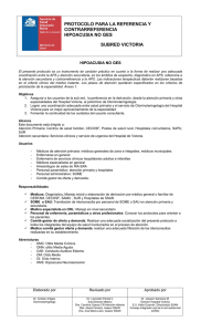 Protocolo Hipoacusia No Ges - Servicio de Salud Araucanía Norte