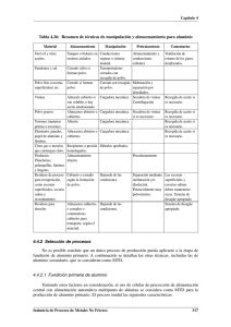 4.4.2 Selección de procesos No es posible concluir