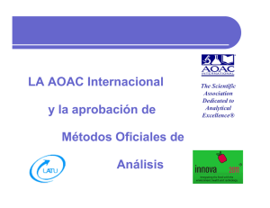 La AOAC Internacional