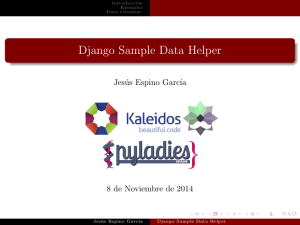 Django Sample Data Helper