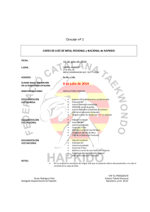 Circular nº 26 - Federació Catalana de Taekwondo