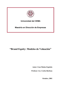 brand equity - Universidad del CEMA