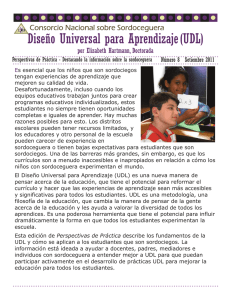 Diseño Universal para Aprendizaje (UDL)