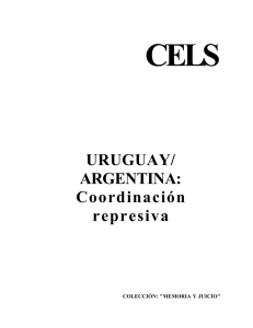 URUGUAY/ ARGENTINA: Coordinación represiva