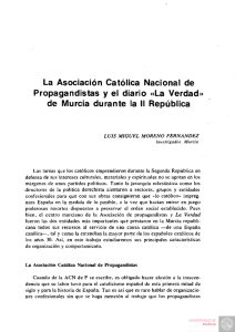 La Asociación Católica Nacional de Propagandistas y el diario «La