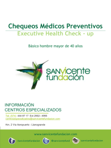 Chequeos Médicos Preventivos - Centros Especializados de San