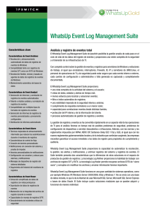 WhatsUp Event Log Management Suite