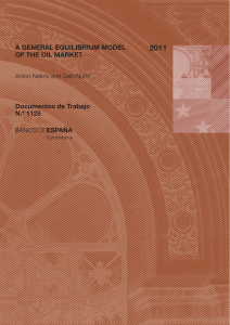 A general equilibrium model of the oil market