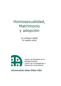 Homosexualidad, Matrimonio y adopción