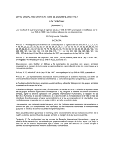 DIARIO OFICIAL. AÑO CXXXVIII. N. 45043. 23, DICIEMBRE, 2002
