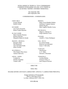 QR01-3 - Comisión Interamericana del Atún Tropical