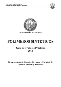 POLIMEROS SINTETICOS - Departamento de Química Orgánica