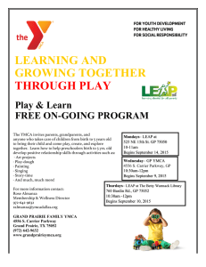 LEARNING AND GROWING TOGETHER THROUGH PLAY