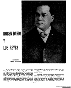 Rubén Darío y los Reyes - Revista Conservadora