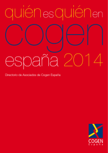 Directorio de Asociados de Cogen España