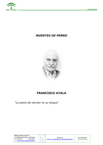 MUERTES DE PERRO FRANCISCO AYALA