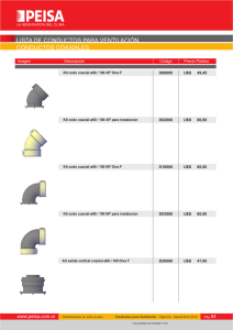 lista de conductos para ventilación conductos coaxiales