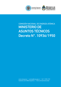 MINISTERIO DE ASUNTOS TÉCNICOS Decreto N°. 10936